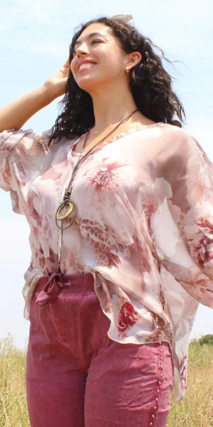 Angelo Jungle Silk Blouse