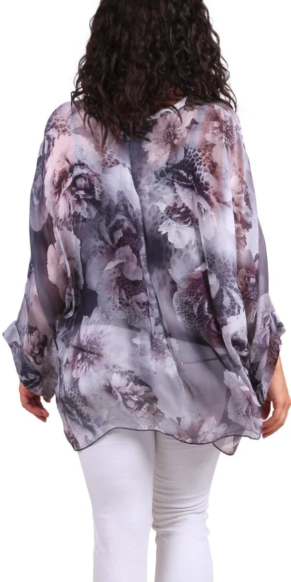 Angelo Jungle Silk Blouse