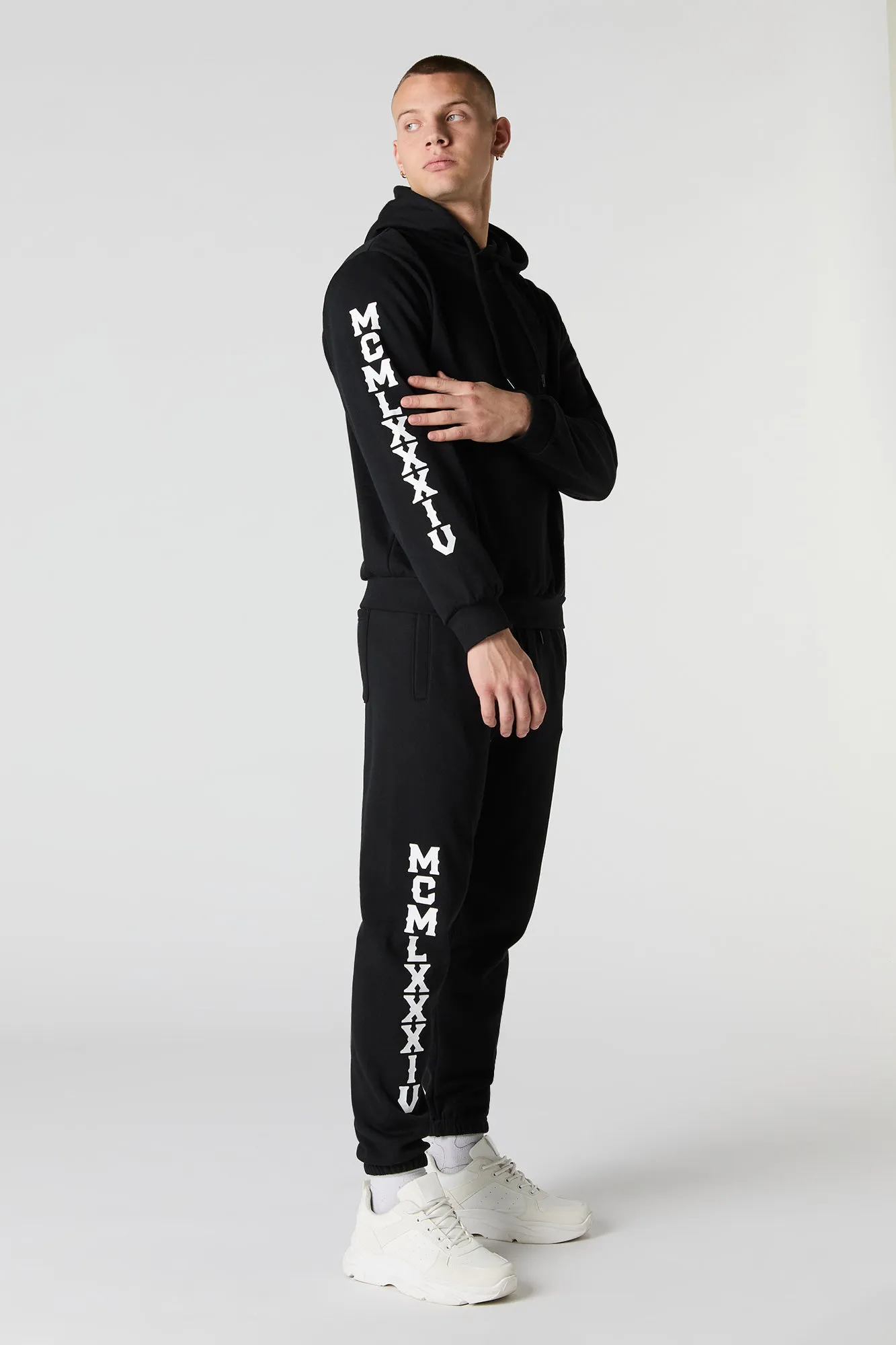 Arm Graphic Fleece Hoodie