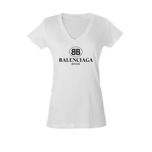 Balenciaga Ladies V-Neck Shirt (Various Colors)