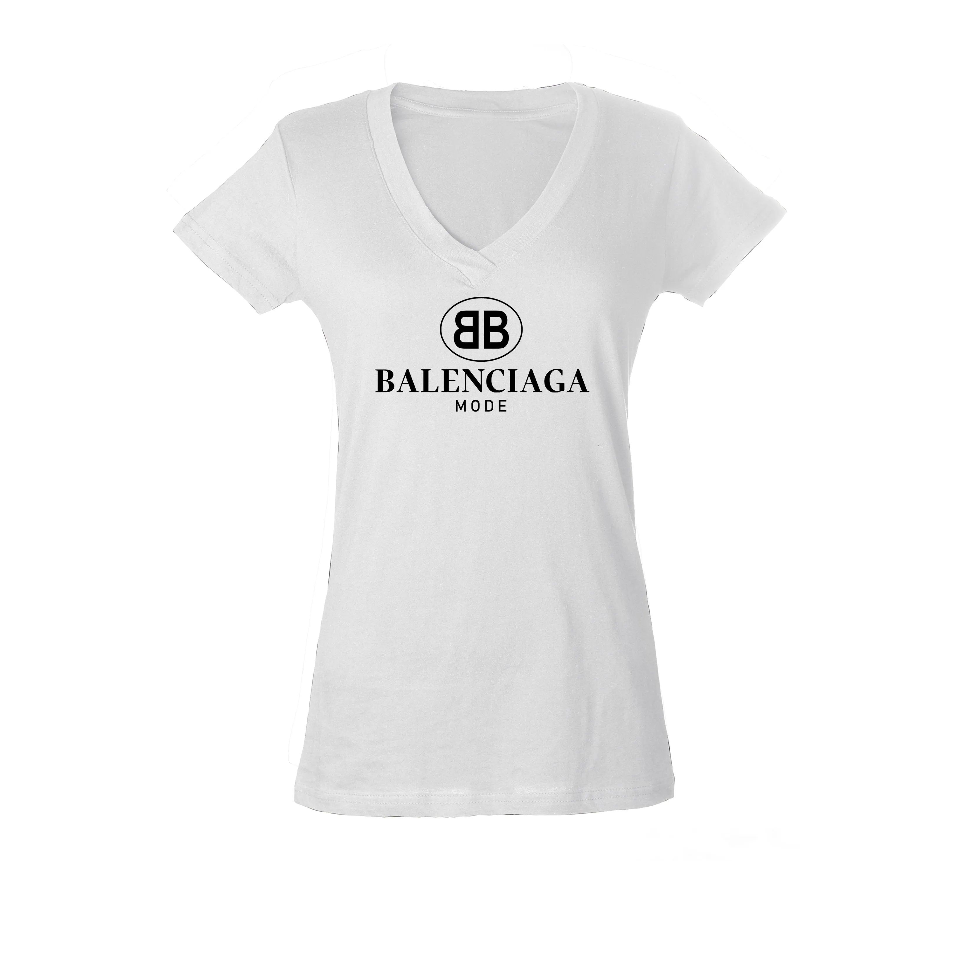 Balenciaga Ladies V-Neck Shirt (Various Colors)
