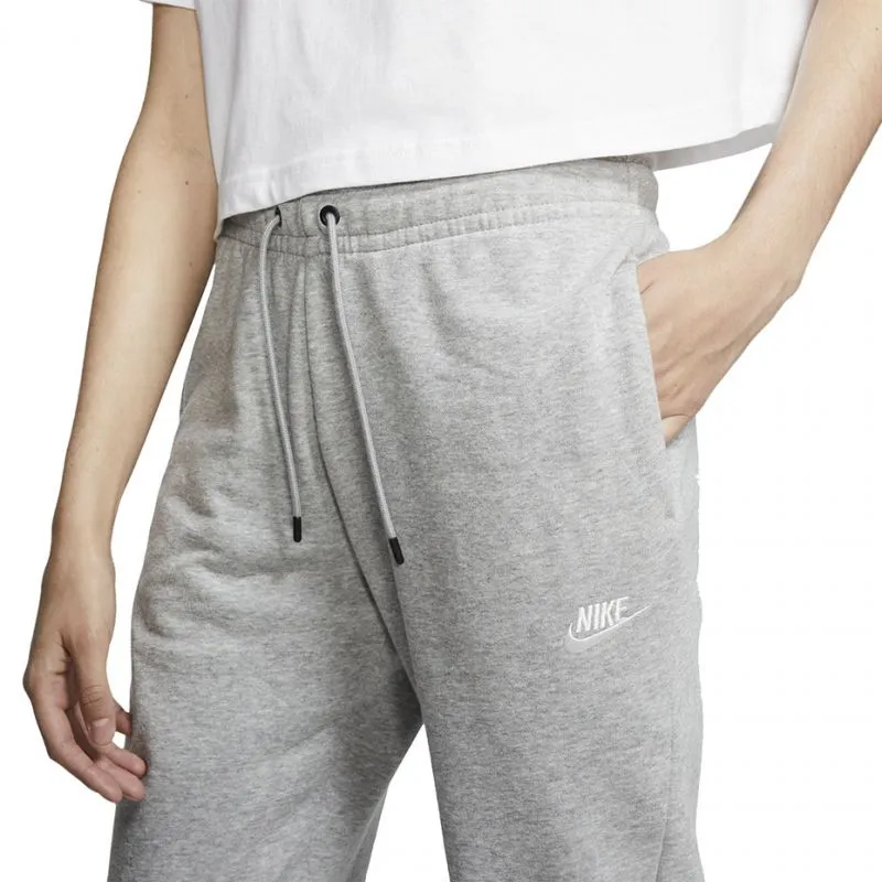 Cozy Women's Fleece Jogger Pants with Elastic Waist and Pockets - Gray/Silver