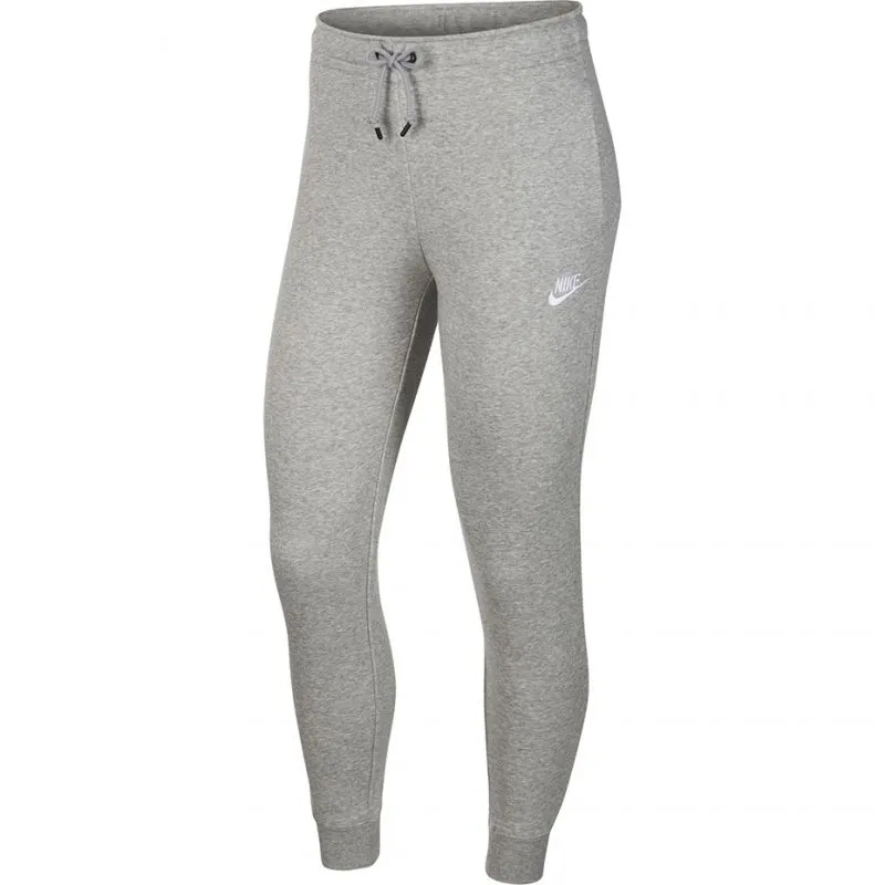 Cozy Women's Fleece Jogger Pants with Elastic Waist and Pockets - Gray/Silver