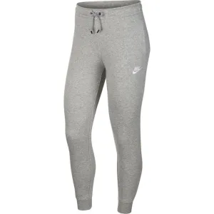 Cozy Women's Fleece Jogger Pants with Elastic Waist and Pockets - Gray/Silver