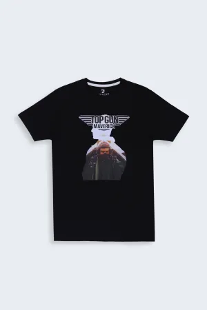 Crew Neck Graphic Printed T-Shirt