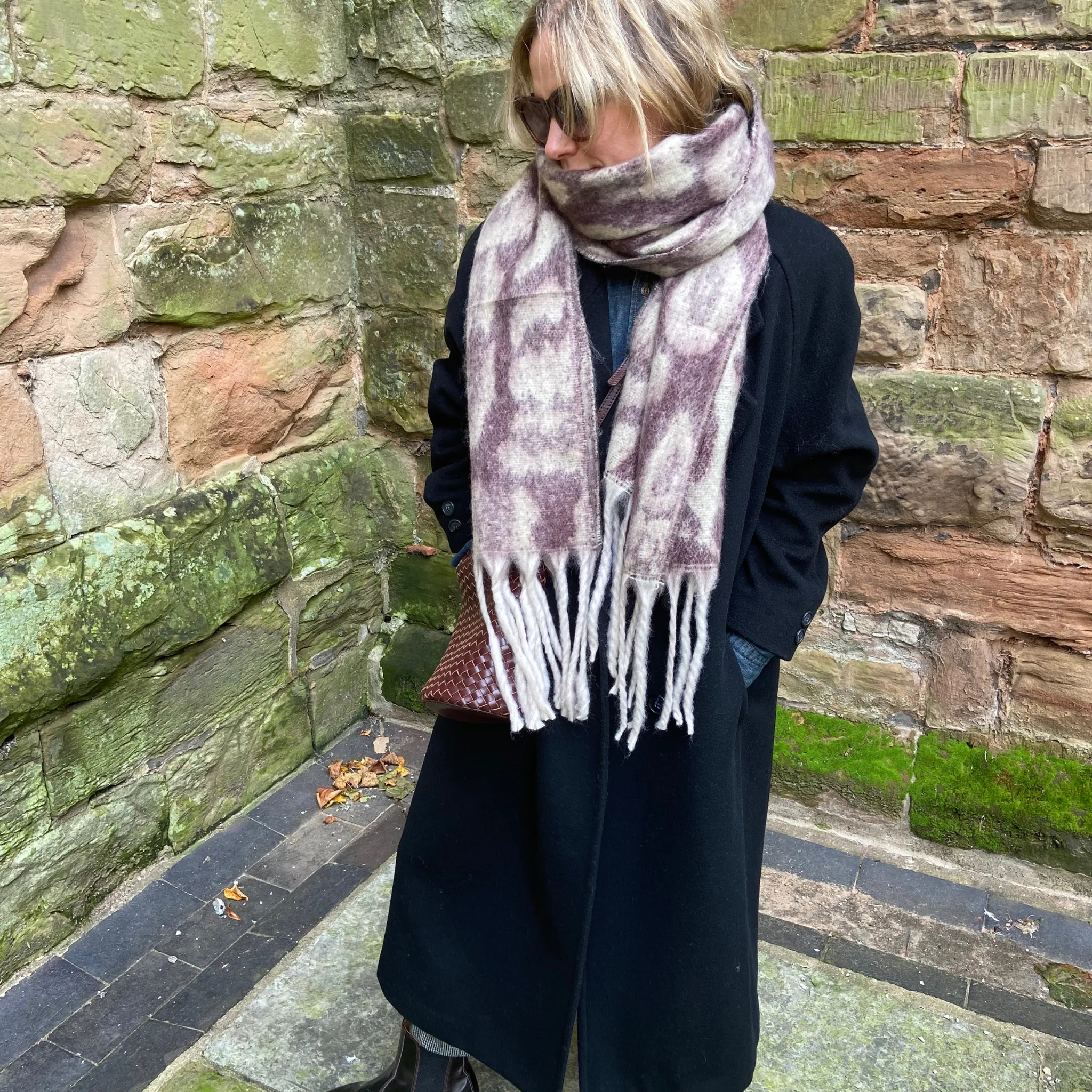 Fluffy Leopard Print Scarves