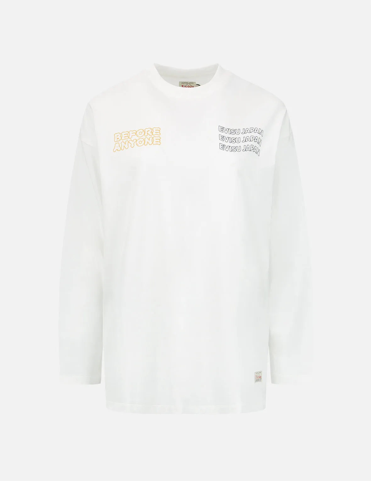 Fortune Cat Back View Print T-shirt