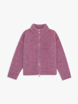 Gemma Zip Up - Pink Marble