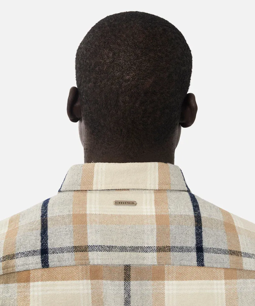 Industrie - The Somerville Long Sleeve Shirt Jacket - Camel Grey