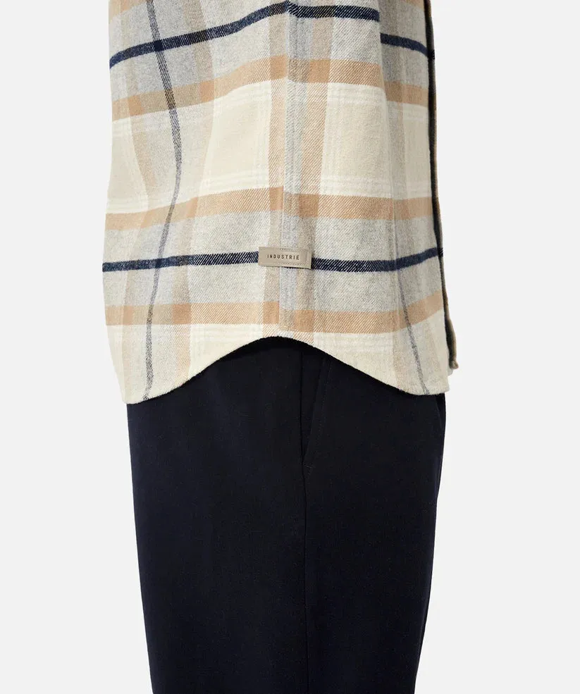 Industrie - The Somerville Long Sleeve Shirt Jacket - Camel Grey