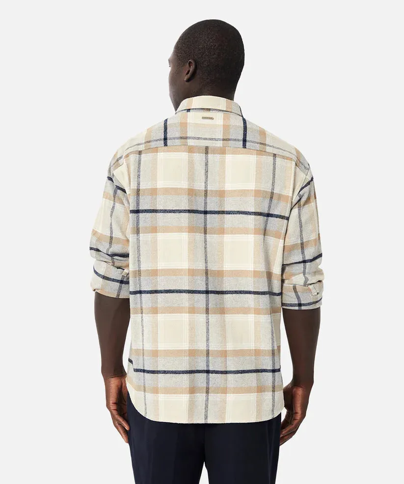 Industrie - The Somerville Long Sleeve Shirt Jacket - Camel Grey