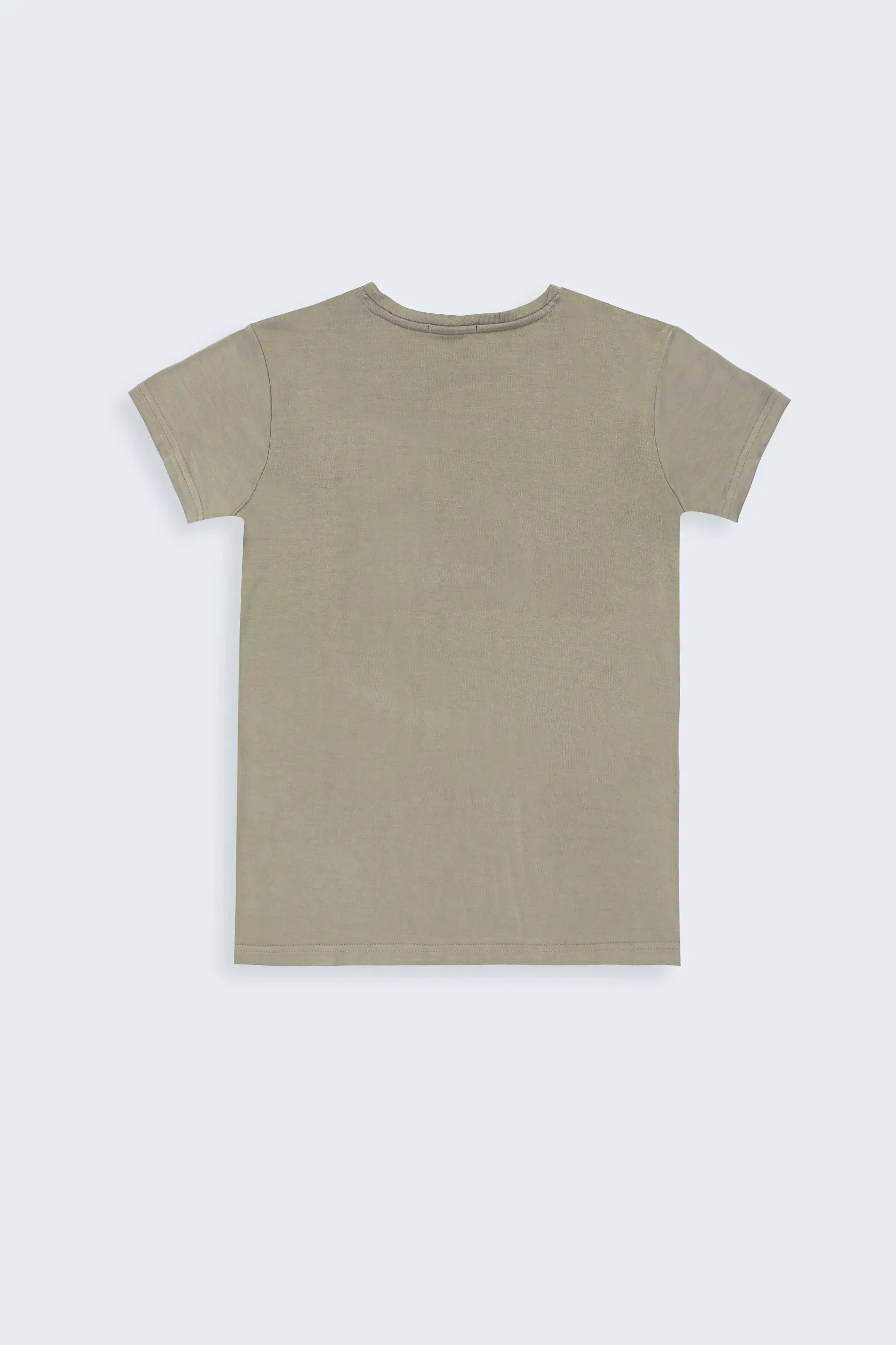 Khaki Graphic T-Shirt