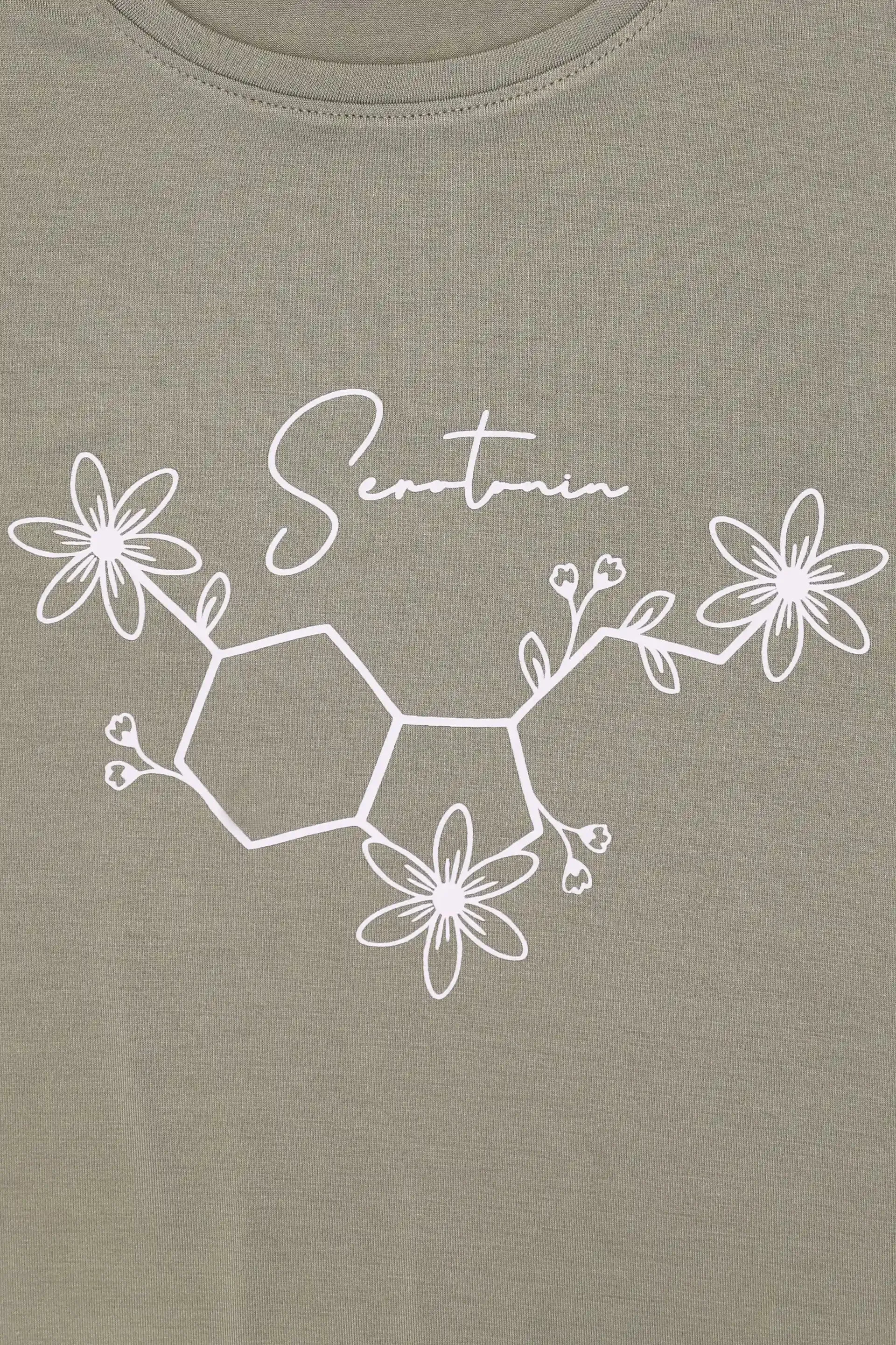 Khaki Graphic T-Shirt
