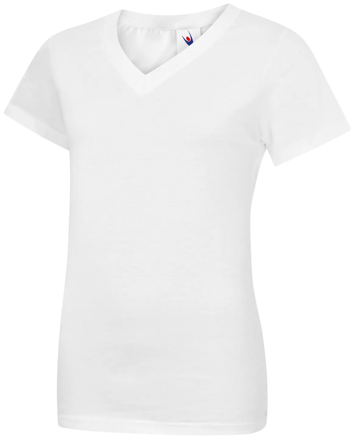 Ladies Classic V-Neck T-Shirt | White