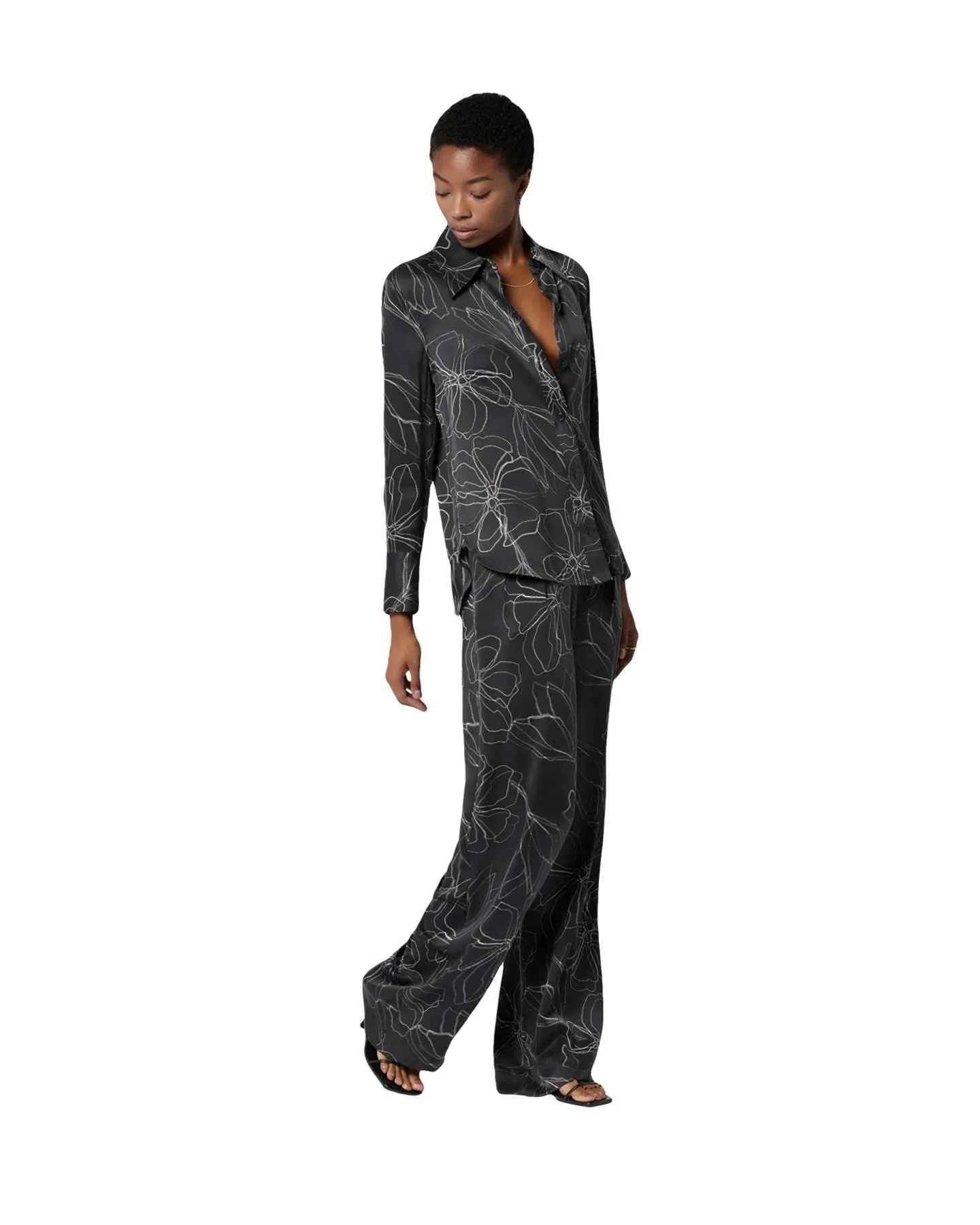 Leona Silk Satin Shirt