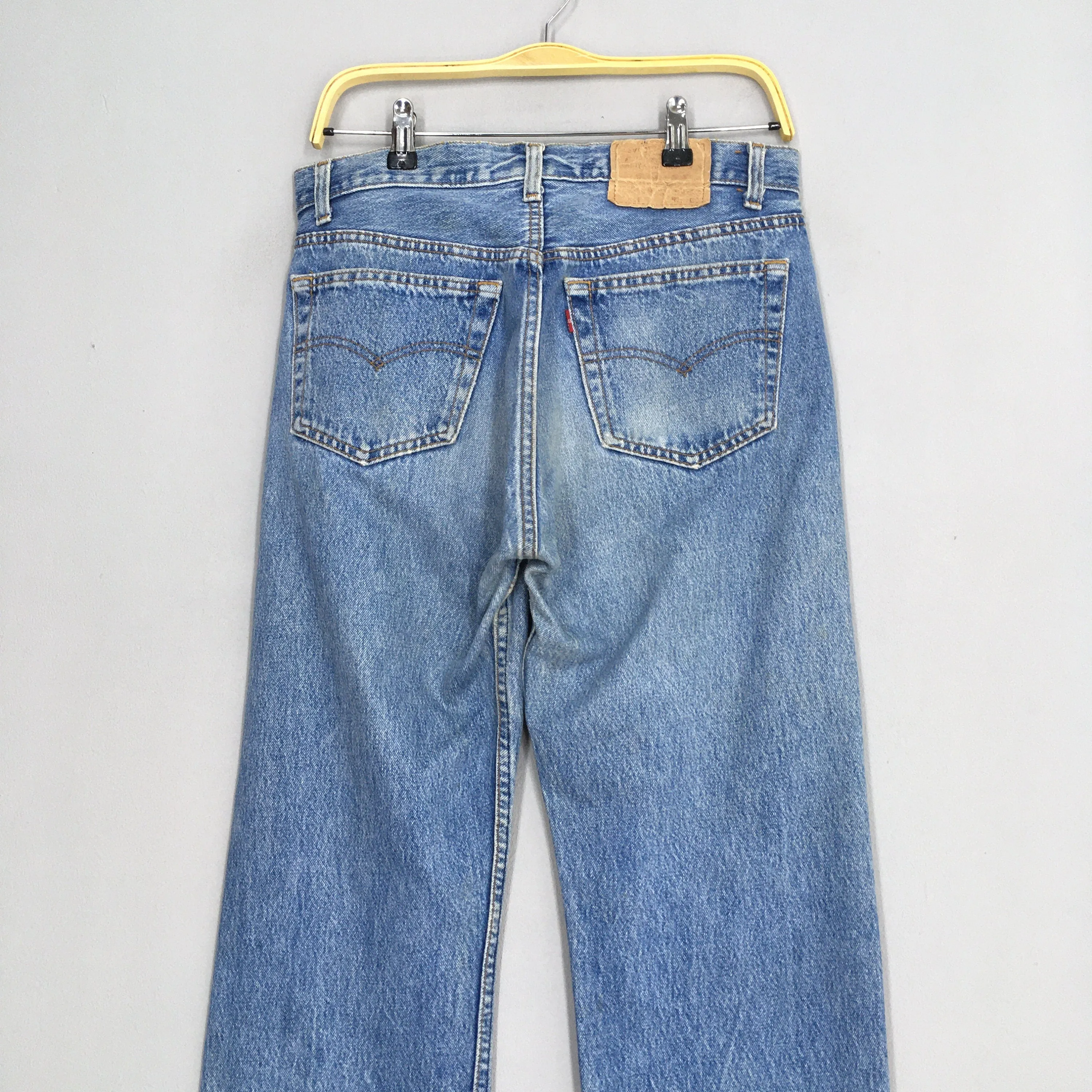 Levi's 501 Blue Faded Dirty Stone Washed Jeans 30x31