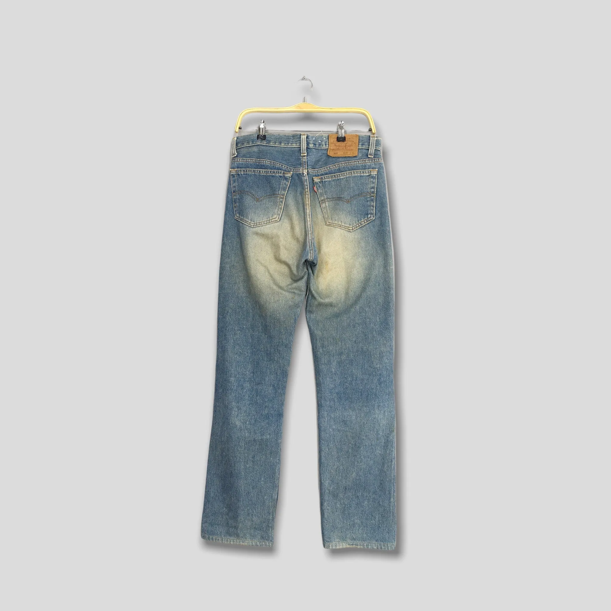 Levi's 501 Distressed Stonewash Jeans Size 31x31