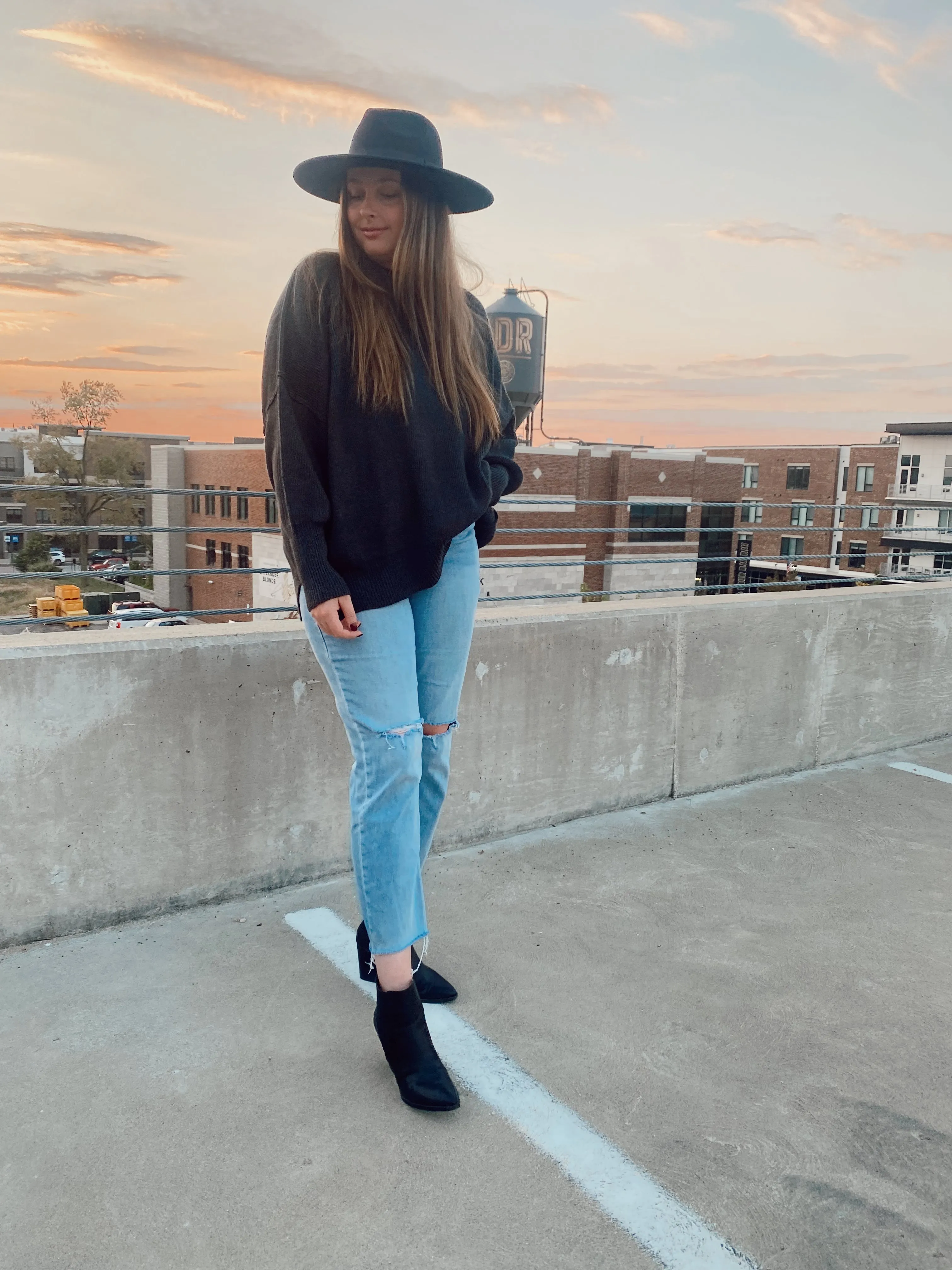 Oversized Charcoal Sweater