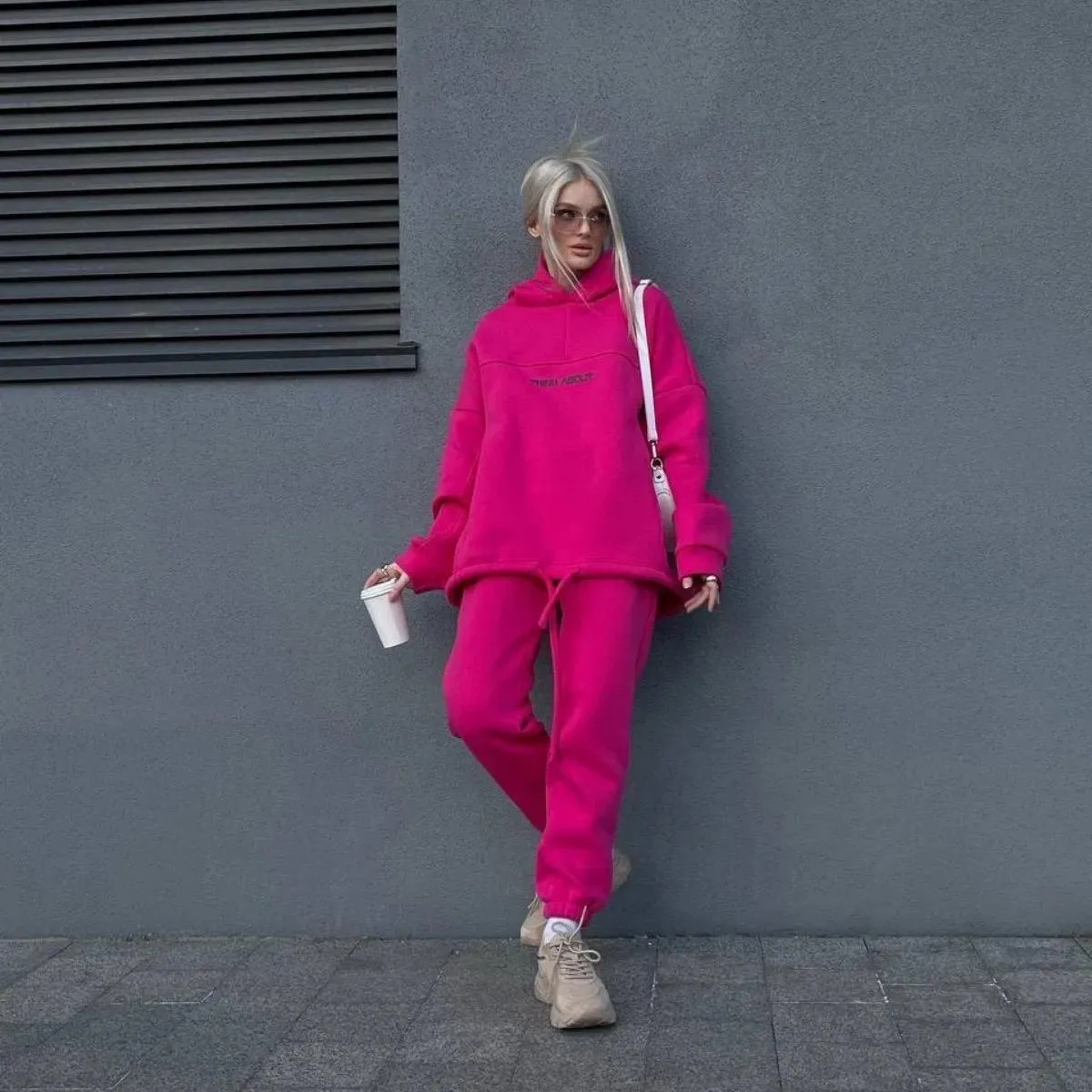 Pankh Mirac Relax Wear Loose Style  Hoodie & Jogger Set