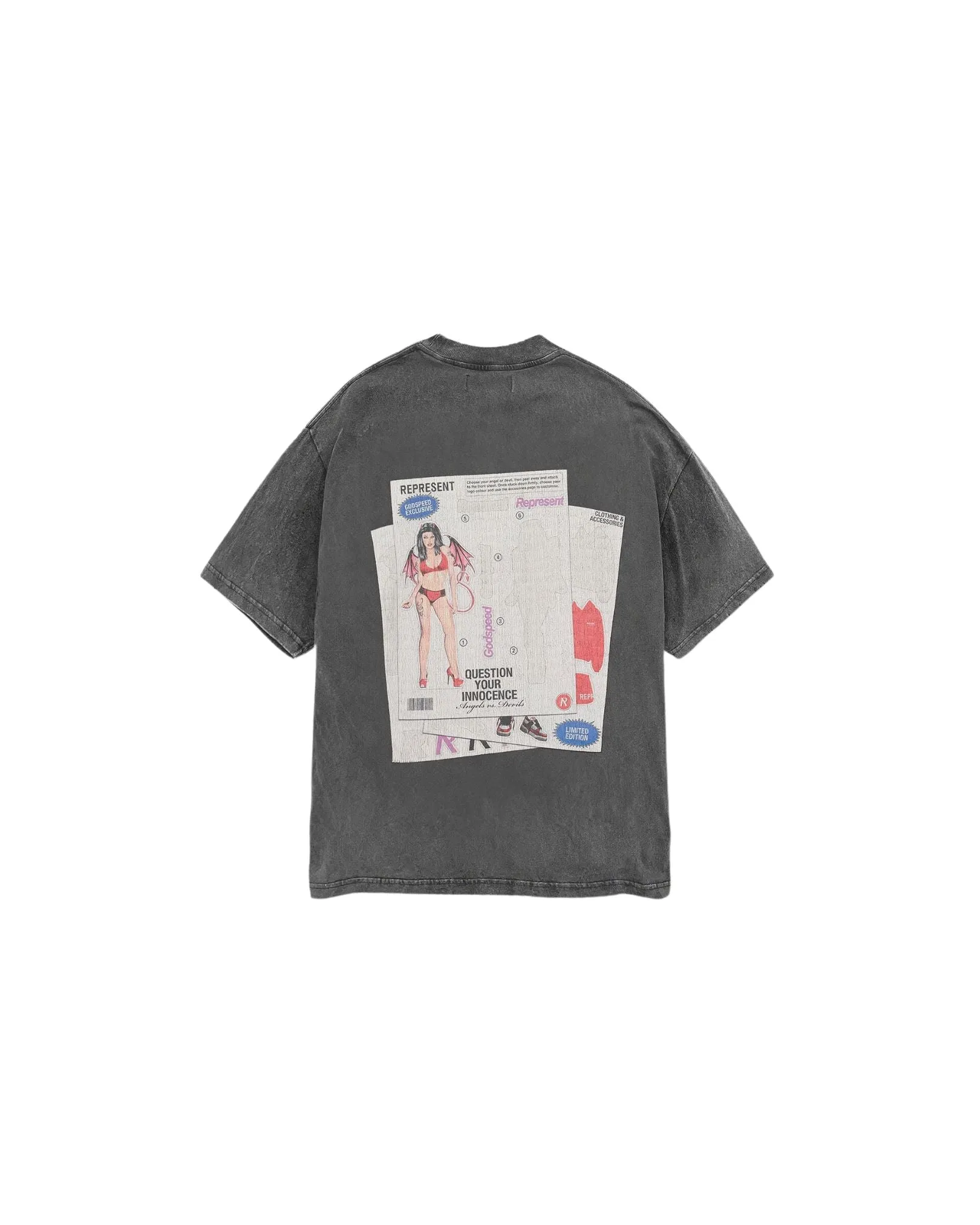 Question Your Innocence T-Shirt - Vintage Grey