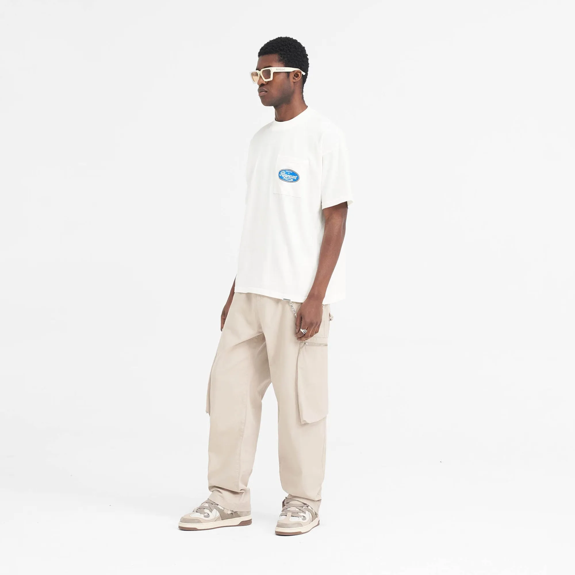 Represent | CLASSIC PARTS T-SHIRT  { FLAT WHITE