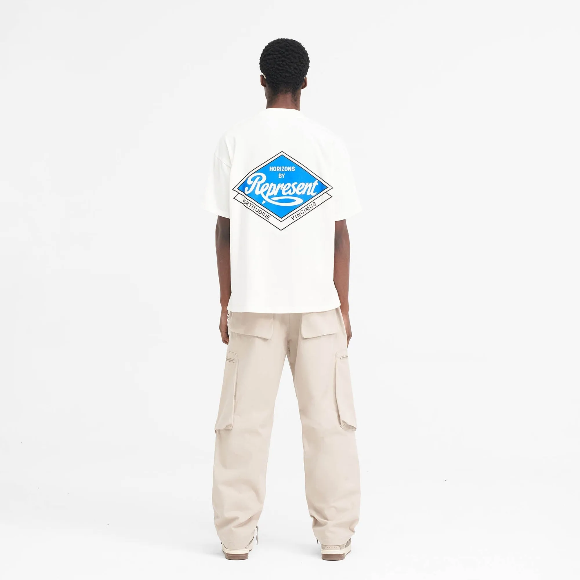 Represent | CLASSIC PARTS T-SHIRT  { FLAT WHITE