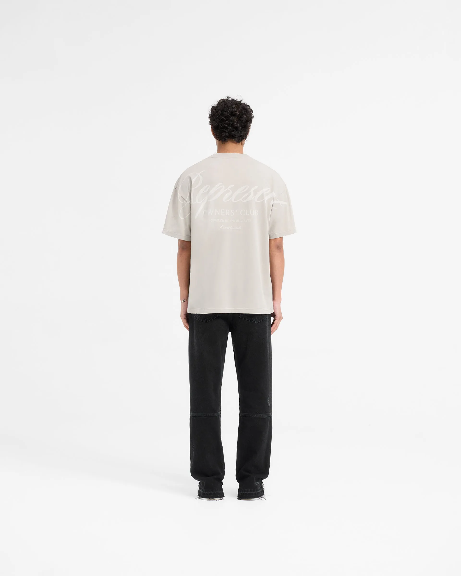 Represent X Ounass Owners Club Script T-Shirt - Rock