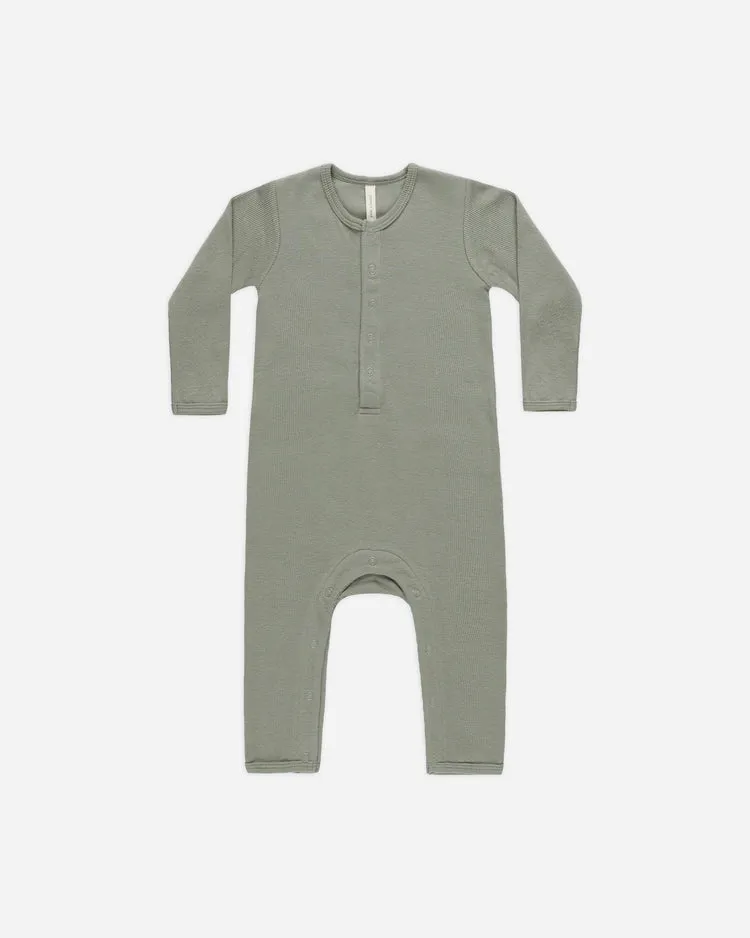 RIBBED BABY JUMPSUIT || BASIL