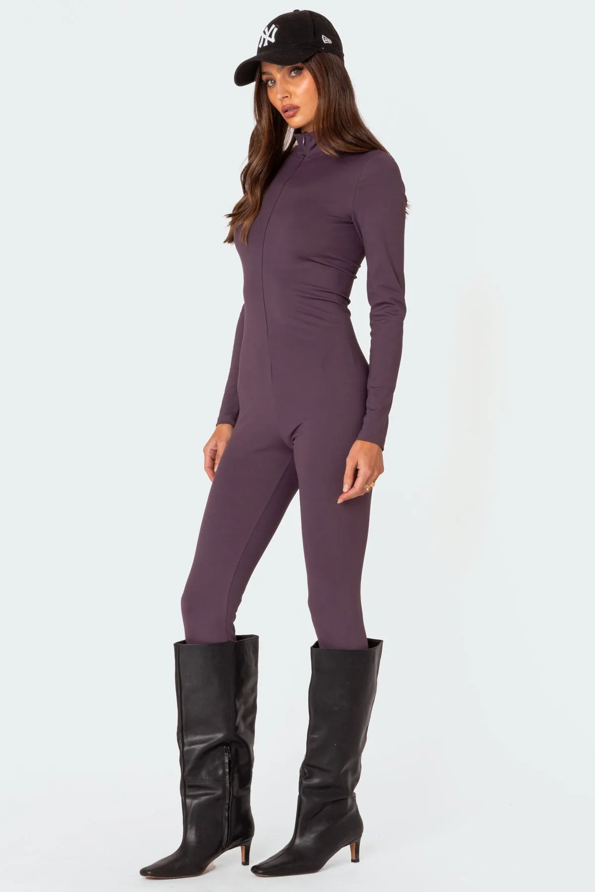She'S Snatched High Neck Jumpsuit