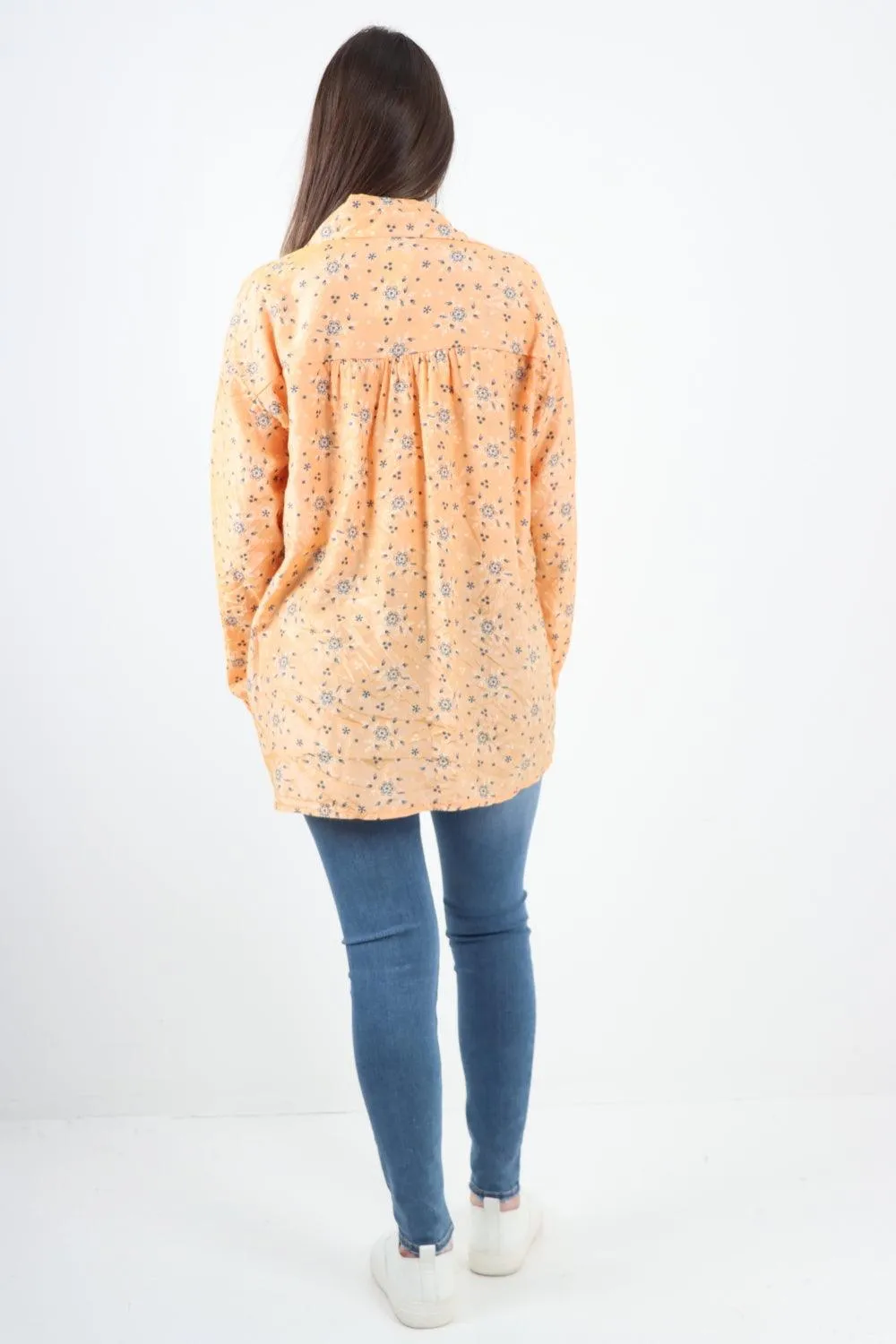 Small Ditsy Floral Print Shirt Top