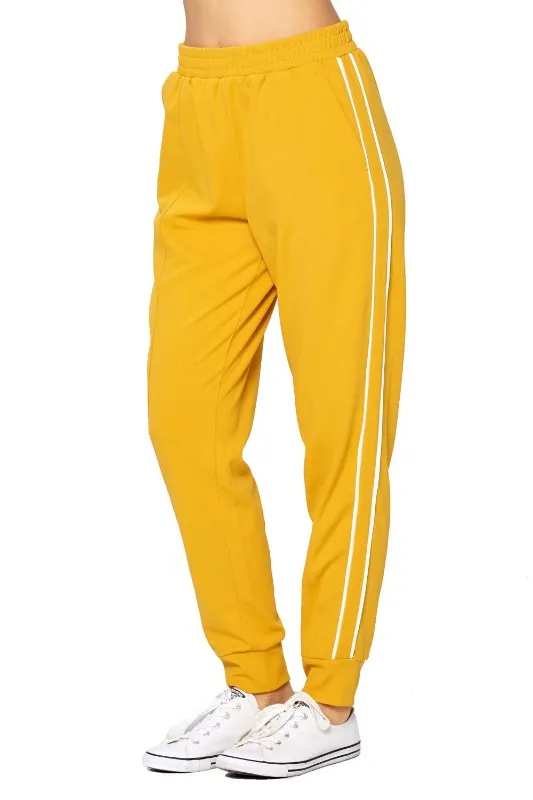 Stripe Jogger Drawstring Sweat pants
