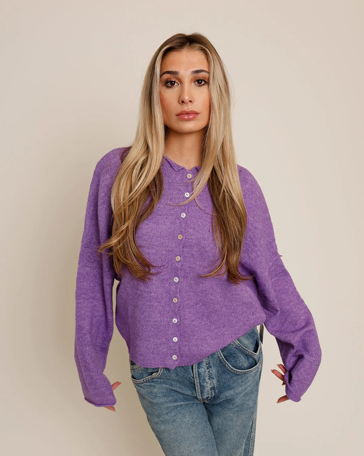 THE CULT CARDI X PURPLE