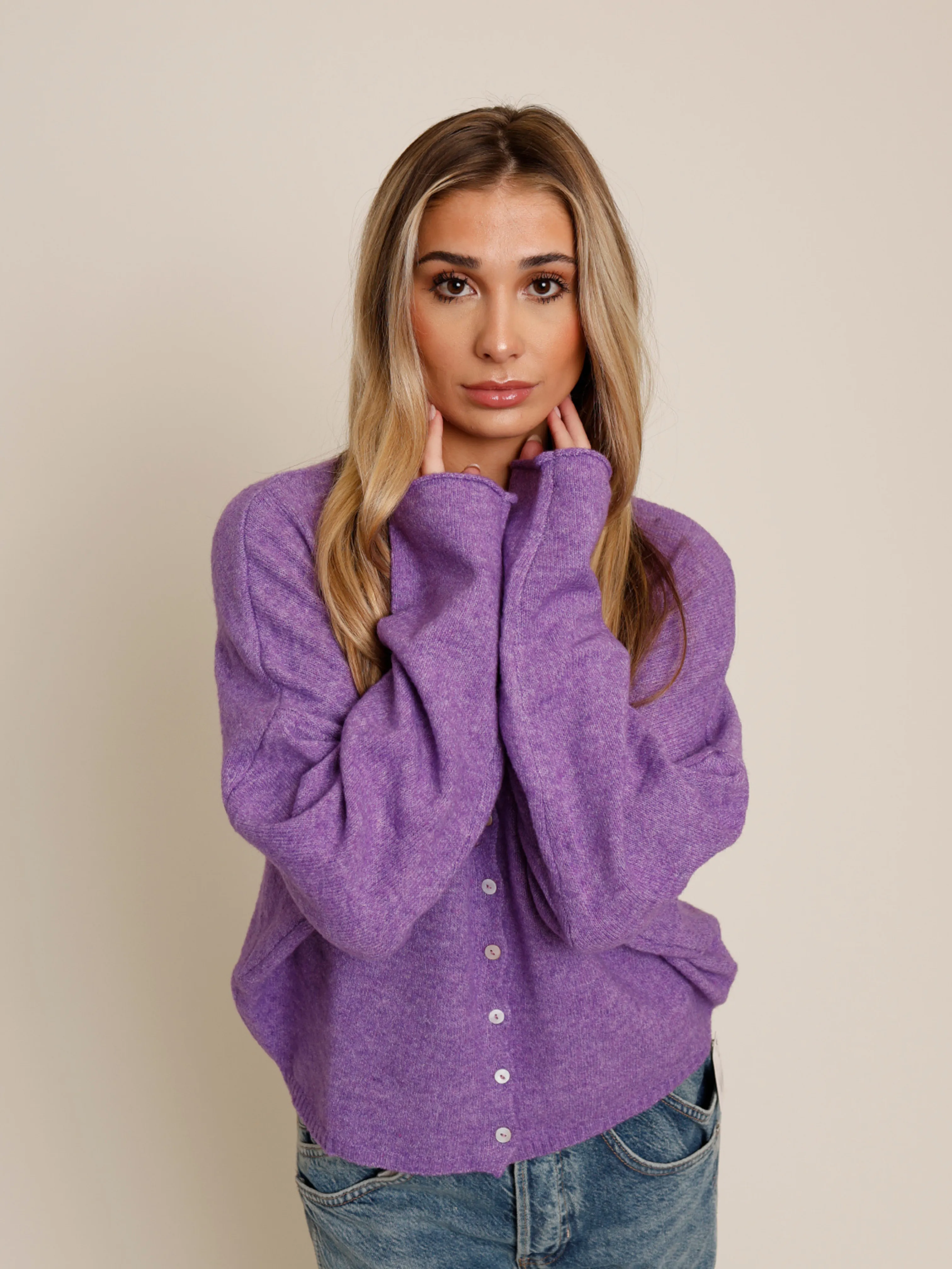 THE CULT CARDI X PURPLE