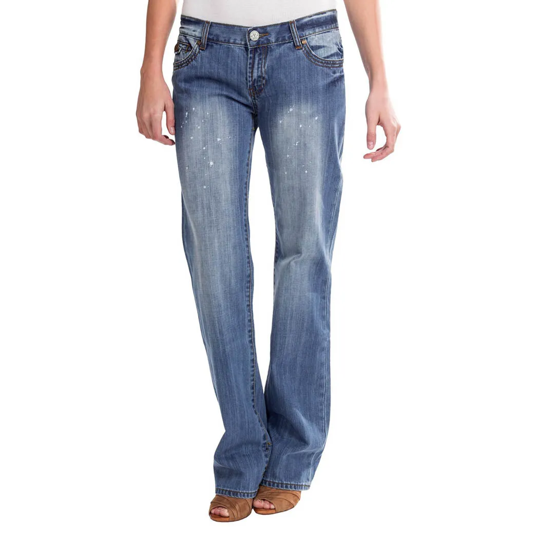 Tin Haul Mimi Paint Splash Bootcut Jean