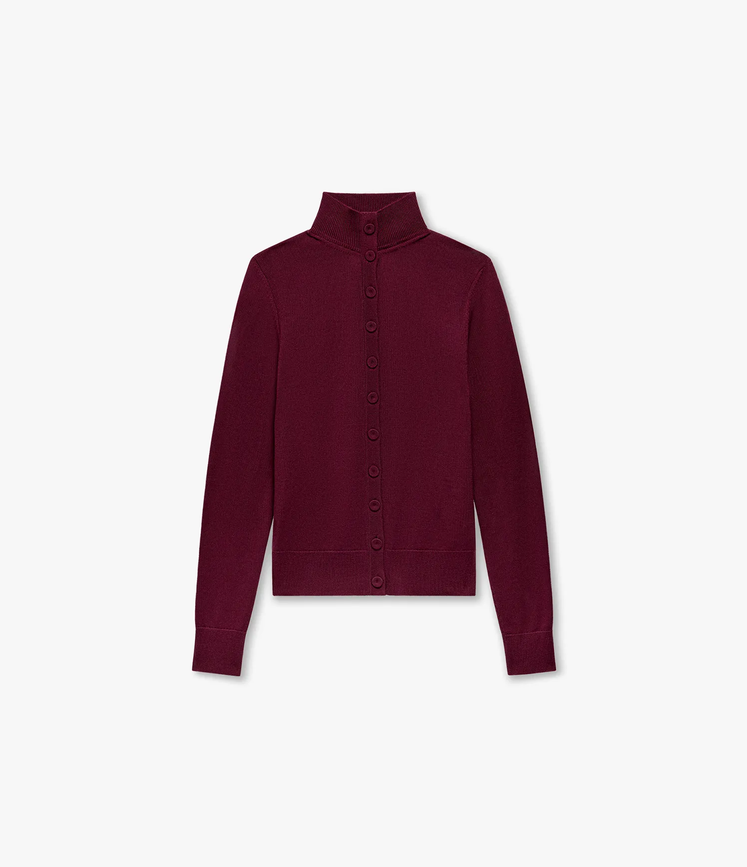 Turtleneck Cardigan