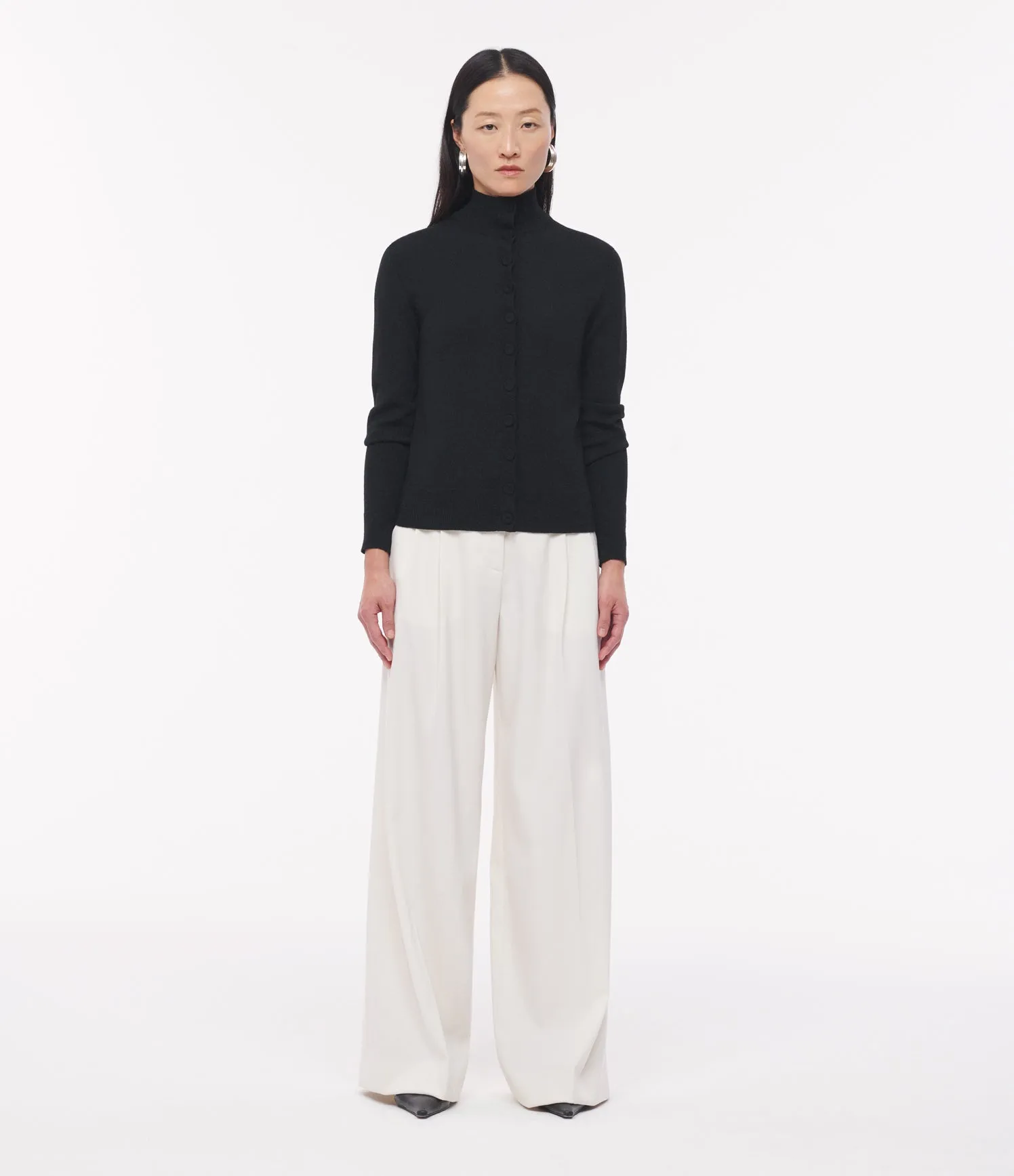 Turtleneck Cardigan
