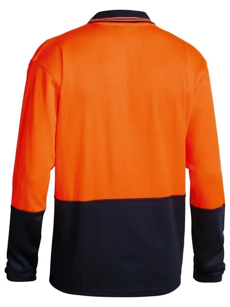Two tone Hi Vis Polo Shirt Long Sleeve - BK6234