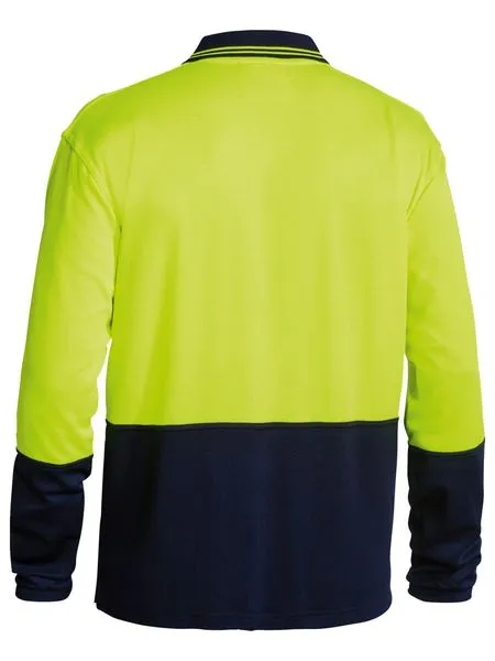 Two tone Hi Vis Polo Shirt Long Sleeve - BK6234