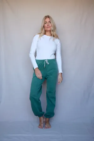 Vintage Fleece Jogger - Washed Hunter