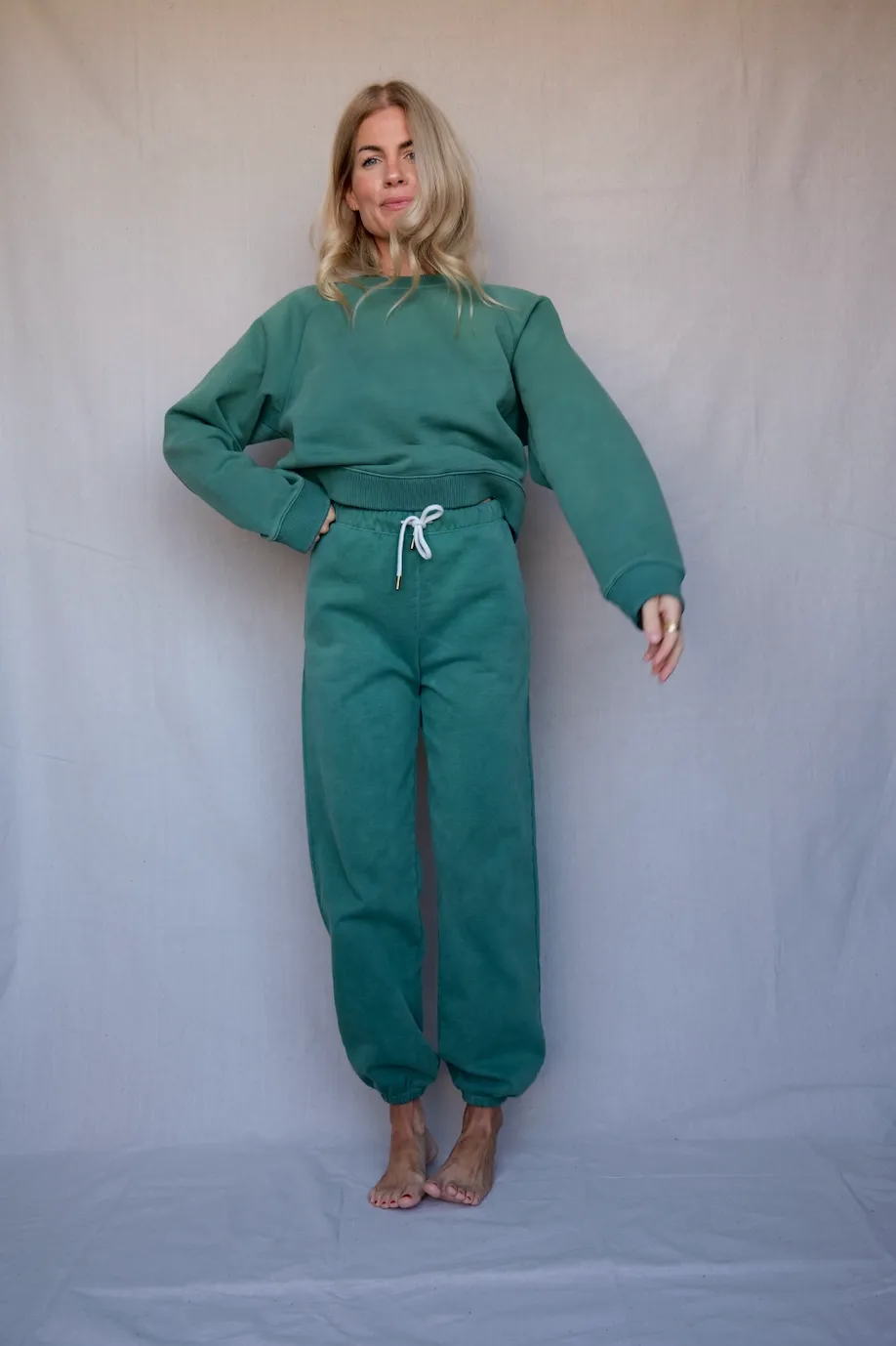 Vintage Fleece Jogger - Washed Hunter