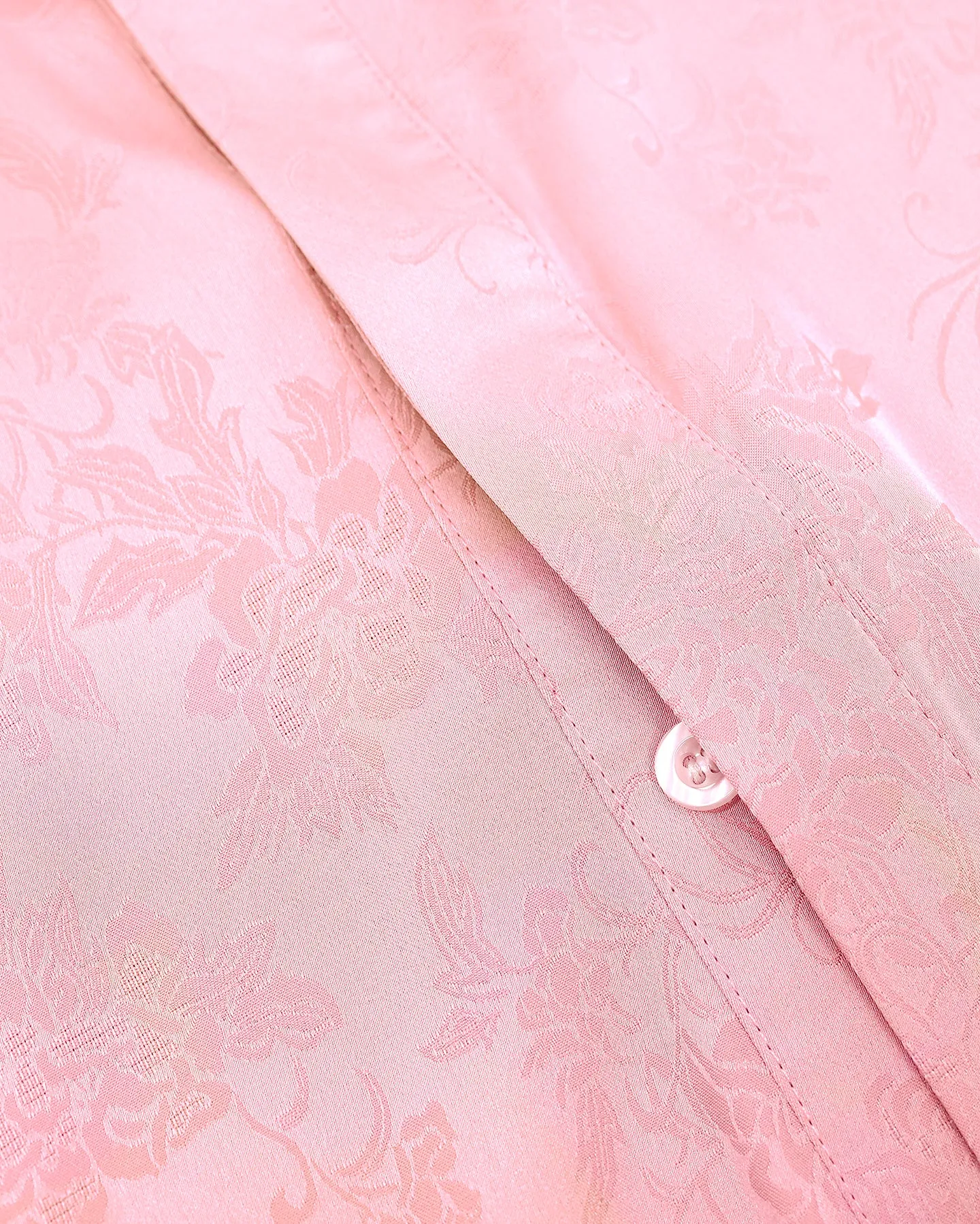 XXIII Perry Satin Button Up Shirt Pink